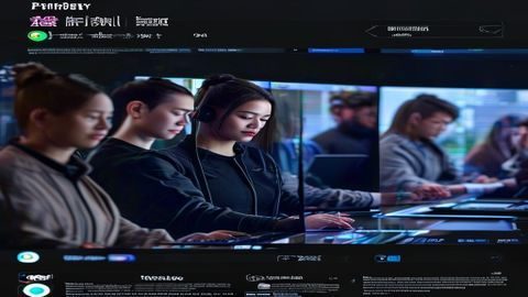 流媒体平台运营团队在屏幕前浏览四虎影视版权片库，筛选适合平台用户偏好的剧情类影视内容，界面展示详细的版权授权信息